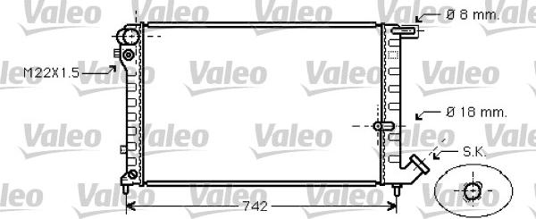 Valeo 731752 - Radiatore, Raffreddamento motore www.autoricambit.com