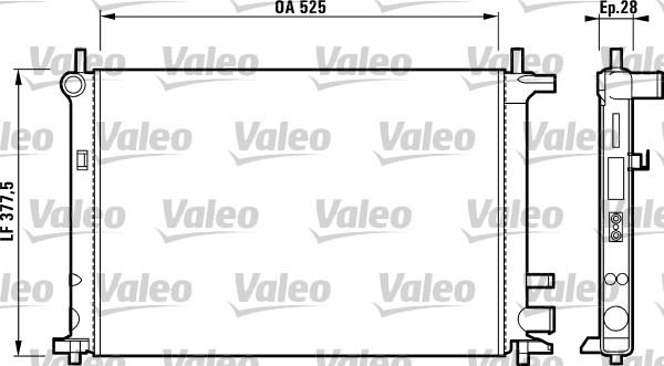 Valeo 731736 - Radiatore, Raffreddamento motore www.autoricambit.com