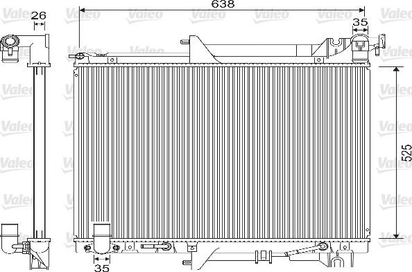 Valeo 733146 - Radiatore, Raffreddamento motore www.autoricambit.com