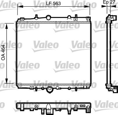 Valeo 732944 - Radiatore, Raffreddamento motore www.autoricambit.com