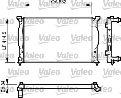 Valeo 732963 - Radiatore, Raffreddamento motore www.autoricambit.com