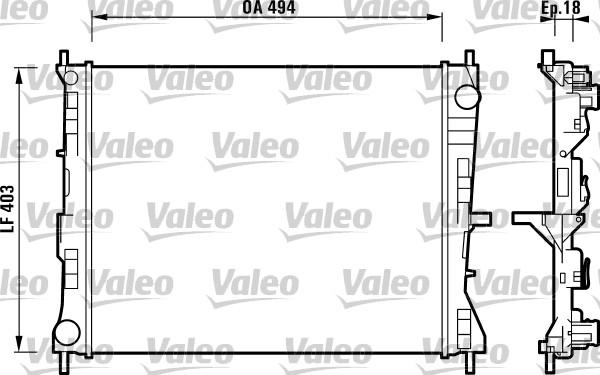 Valeo 732903 - Radiatore, Raffreddamento motore www.autoricambit.com