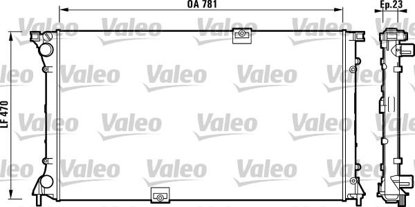 Valeo 732902 - Radiatore, Raffreddamento motore www.autoricambit.com