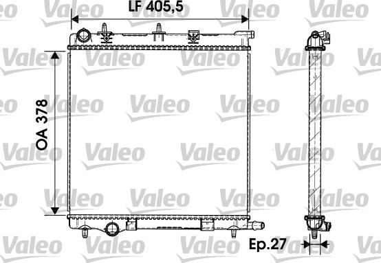 Valeo 732930 - Radiatore, Raffreddamento motore www.autoricambit.com