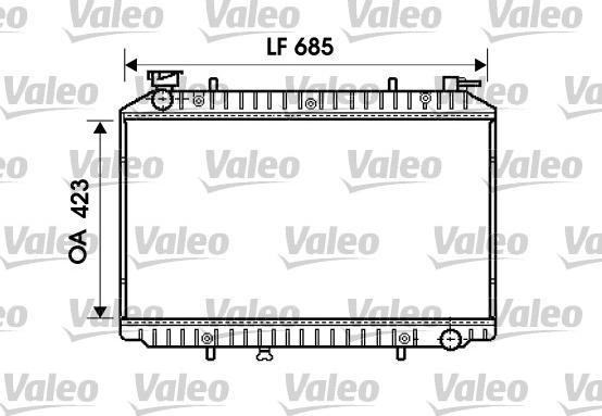 Valeo 732484 - Radiatore, Raffreddamento motore www.autoricambit.com