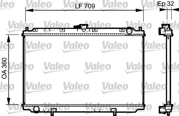 Valeo 732529 - Radiatore, Raffreddamento motore www.autoricambit.com