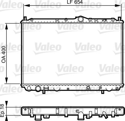 Valeo 732524 - Radiatore, Raffreddamento motore www.autoricambit.com