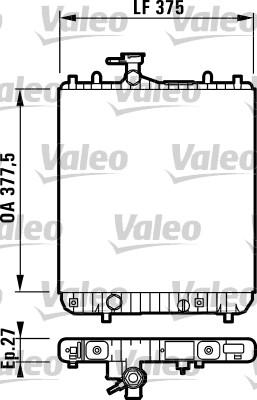 Valeo 732694 - Radiatore, Raffreddamento motore www.autoricambit.com