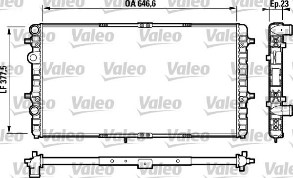 Valeo 732698 - Radiatore, Raffreddamento motore www.autoricambit.com