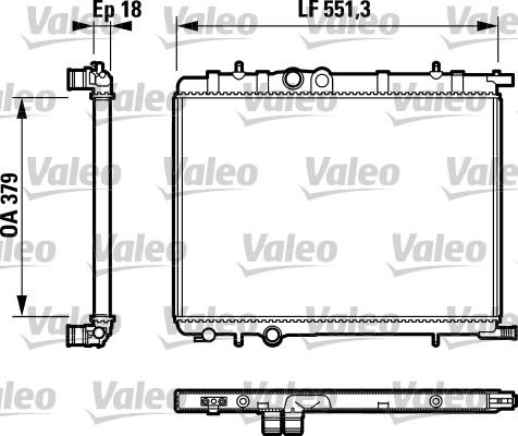 Valeo 732615 - Radiatore, Raffreddamento motore www.autoricambit.com