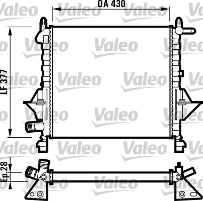 Valeo 732051 - Radiatore, Raffreddamento motore www.autoricambit.com