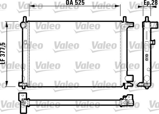 Valeo 732003 - Radiatore, Raffreddamento motore www.autoricambit.com