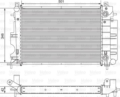 Valeo 732123 - Radiatore, Raffreddamento motore www.autoricambit.com