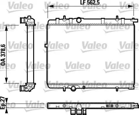 Valeo 732803 - Radiatore, Raffreddamento motore www.autoricambit.com