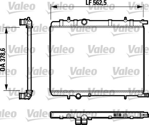 Valeo 732802 - Radiatore, Raffreddamento motore www.autoricambit.com