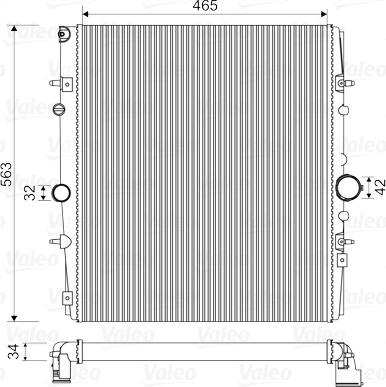 Valeo 732881 - Radiatore, Raffreddamento motore www.autoricambit.com