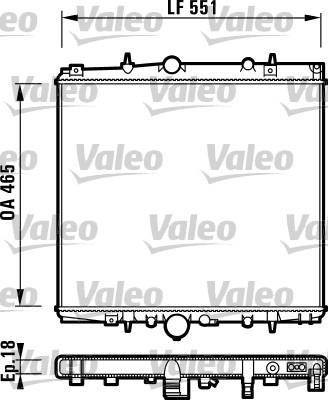 Valeo 732830 - Radiatore, Raffreddamento motore www.autoricambit.com