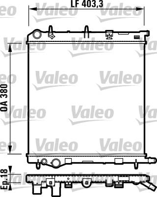 Valeo 732831 - Radiatore, Raffreddamento motore www.autoricambit.com