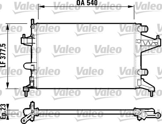 Valeo 732825 - Radiatore, Raffreddamento motore www.autoricambit.com