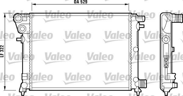 Valeo 732799 - Radiatore, Raffreddamento motore www.autoricambit.com