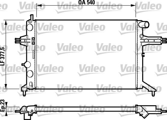 Valeo 732795 - Radiatore, Raffreddamento motore www.autoricambit.com