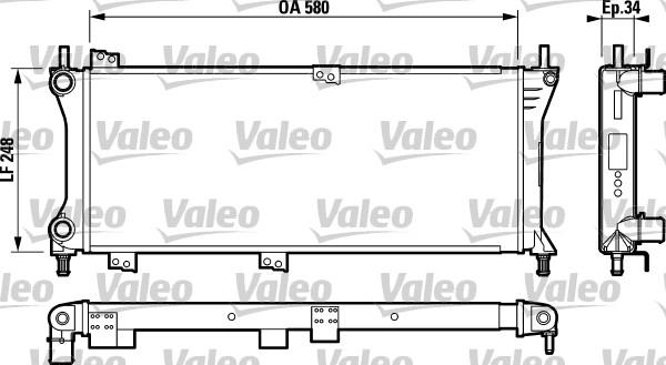 Valeo 732792 - Radiatore, Raffreddamento motore www.autoricambit.com