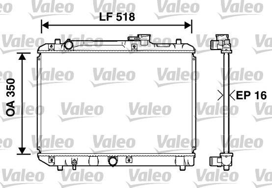 Valeo 732750 - Radiatore, Raffreddamento motore www.autoricambit.com