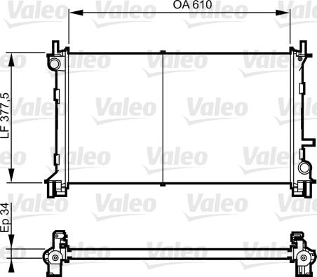 Valeo 732735 - Radiatore, Raffreddamento motore www.autoricambit.com