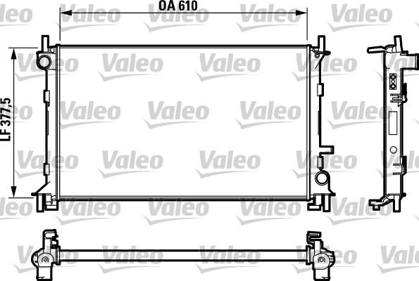 Valeo 732732 - Radiatore, Raffreddamento motore www.autoricambit.com