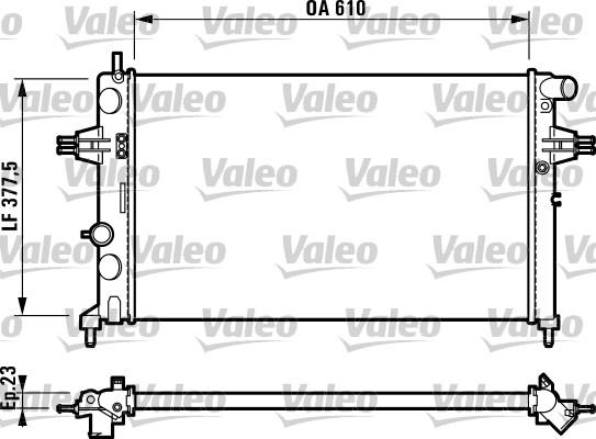 Valeo 732729 - Radiatore, Raffreddamento motore www.autoricambit.com