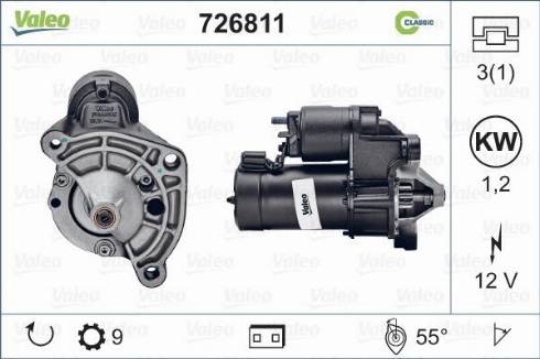 Valeo 726811 - Motorino d'avviamento www.autoricambit.com