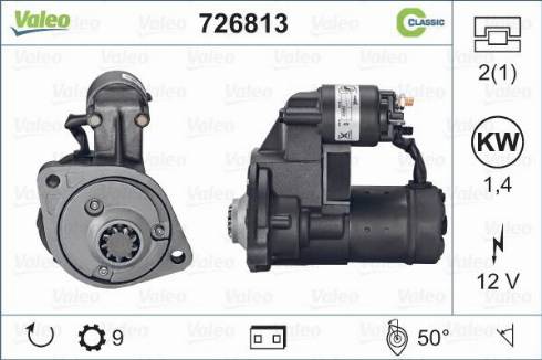 Valeo 726813 - Motorino d'avviamento www.autoricambit.com