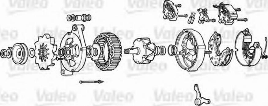 Valeo A13N33M - Regolatore di tensione del generatore www.autoricambit.com