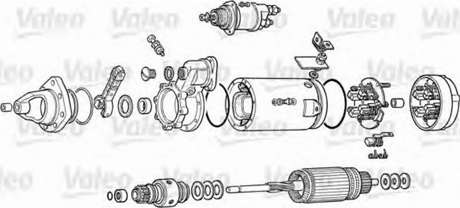 Valeo D13E117TE - Motorino d'avviamento www.autoricambit.com