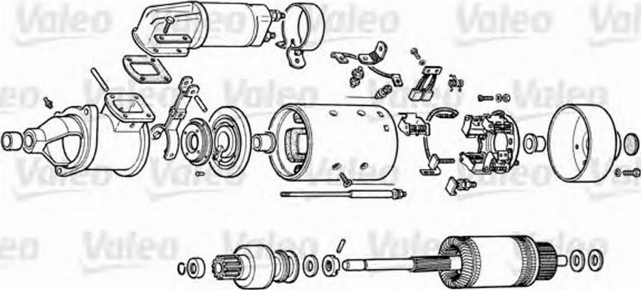 Valeo D 13 E 81 - Motorino d'avviamento www.autoricambit.com