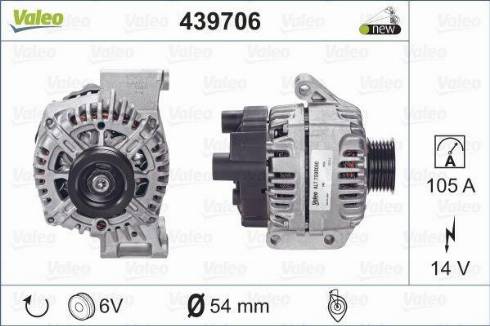 Valeo TG9S060 - Alternatore www.autoricambit.com