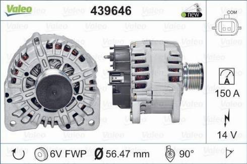 Valeo TG15C146 - Alternatore www.autoricambit.com