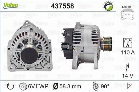 Valeo TG11C064 - Alternatore www.autoricambit.com