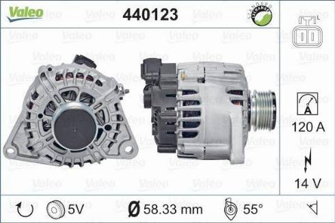 Valeo TG12C033 - Alternatore www.autoricambit.com