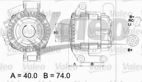 Valeo TG12C109 - Alternatore www.autoricambit.com