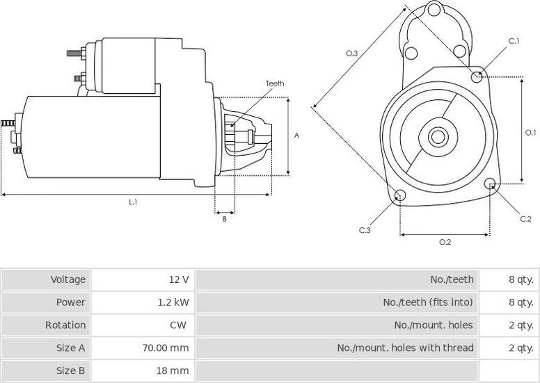 Valeo TM000A14301 - Motorino d'avviamento www.autoricambit.com