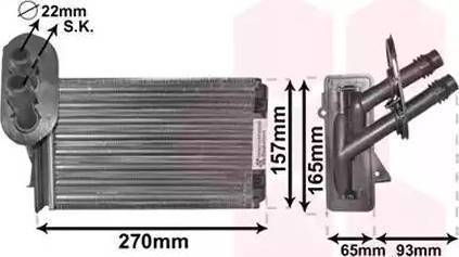 Magneti Marelli 350218224000 - Scambiatore calore, Riscaldamento abitacolo www.autoricambit.com