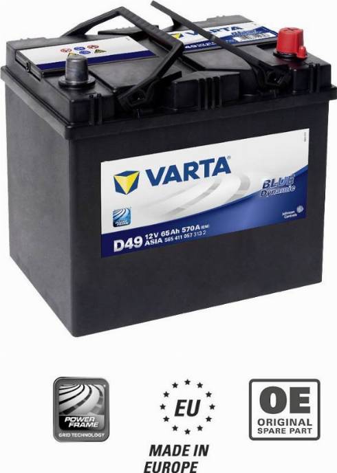 Varta 565411057 - Batteria avviamento www.autoricambit.com