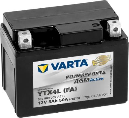 Varta 503909005A512 - Batteria avviamento www.autoricambit.com