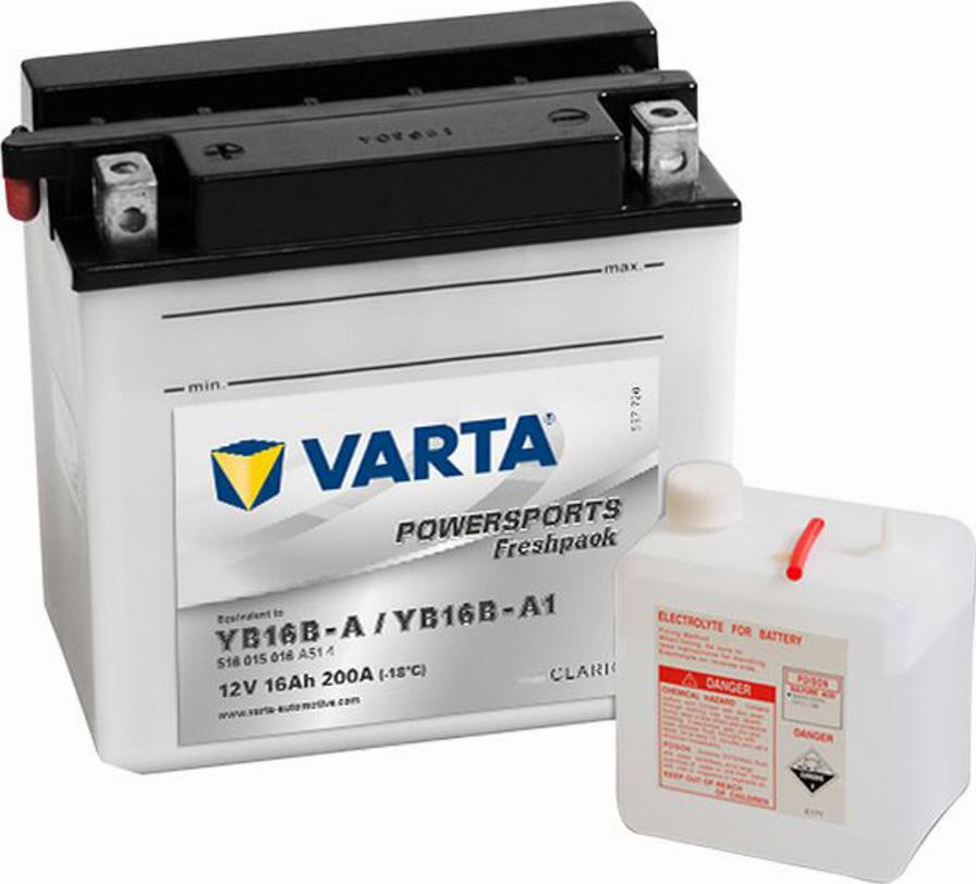 Varta 516 015 016 - Batteria avviamento www.autoricambit.com