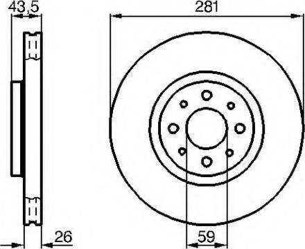 VEMA 98255 - Discofreno www.autoricambit.com