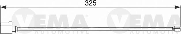 VEMA 117521 - Contatto segnalazione, Usura past. freno/mat. d'attrito www.autoricambit.com