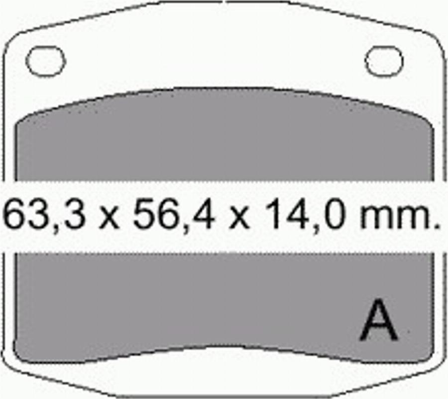 VEMA 831400 - Kit pastiglie freno, Freno a disco www.autoricambit.com