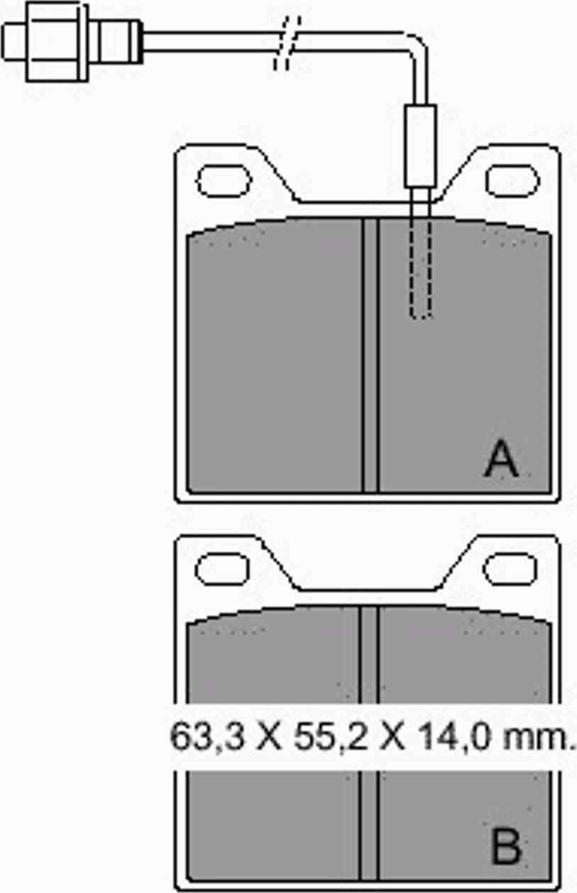 VEMA 831661 - Kit pastiglie freno, Freno a disco www.autoricambit.com