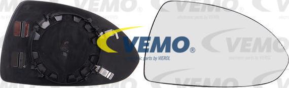 Vemo V40-69-0001 - Vetro specchio, Specchio esterno www.autoricambit.com